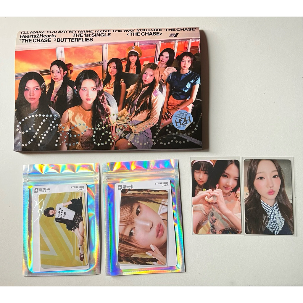 [READ TNC!! ️] Ready ina hearts อัลบั้มเฉพาะไล่ล่า โฟโต้การ์ด สไตล์เพลง qq อย่างเป็นทางการ jiwoo, ye