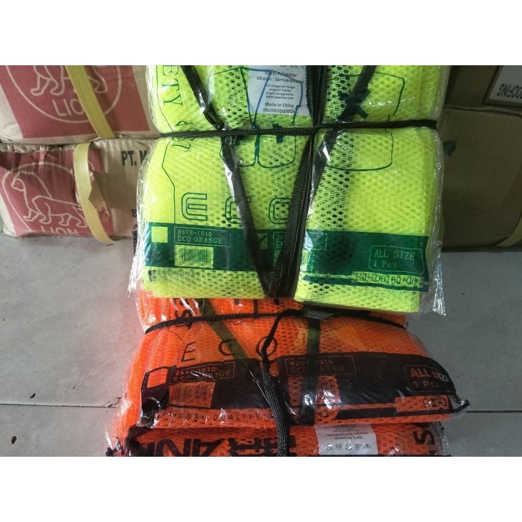 HIJAU MERAH PINK หรือ LIGHT GREEN BUILDING/CONSTRUCTION PROJECT VEST