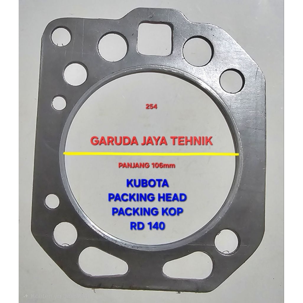 เครื่อง MESIN Kubota RD140 RD150 RD140 RD150 หัวแพ็ค. แพ็คkop RD140 RD150. ฝาสูบบรรจุ RD140 RD150. น