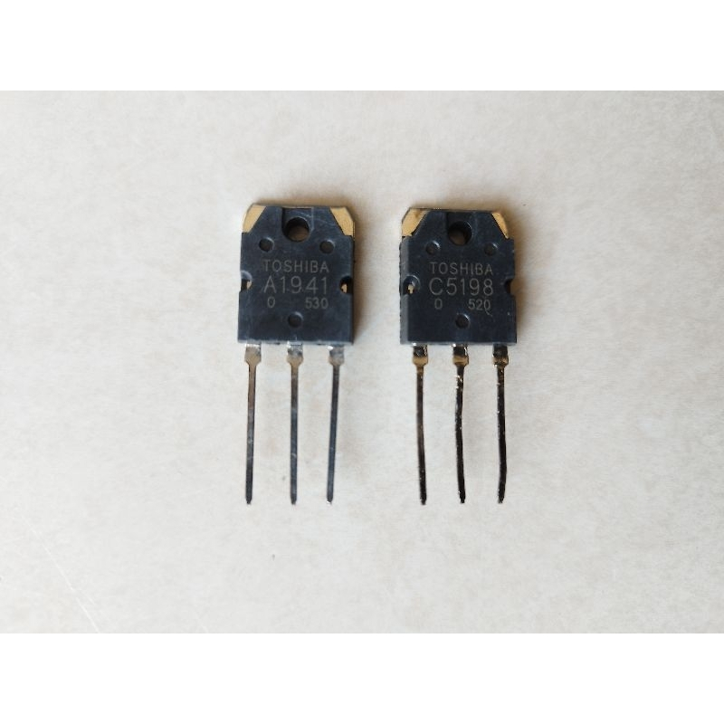 TOSHIBA ทรานซิสเตอร์ A 1941 C 5198 RRT