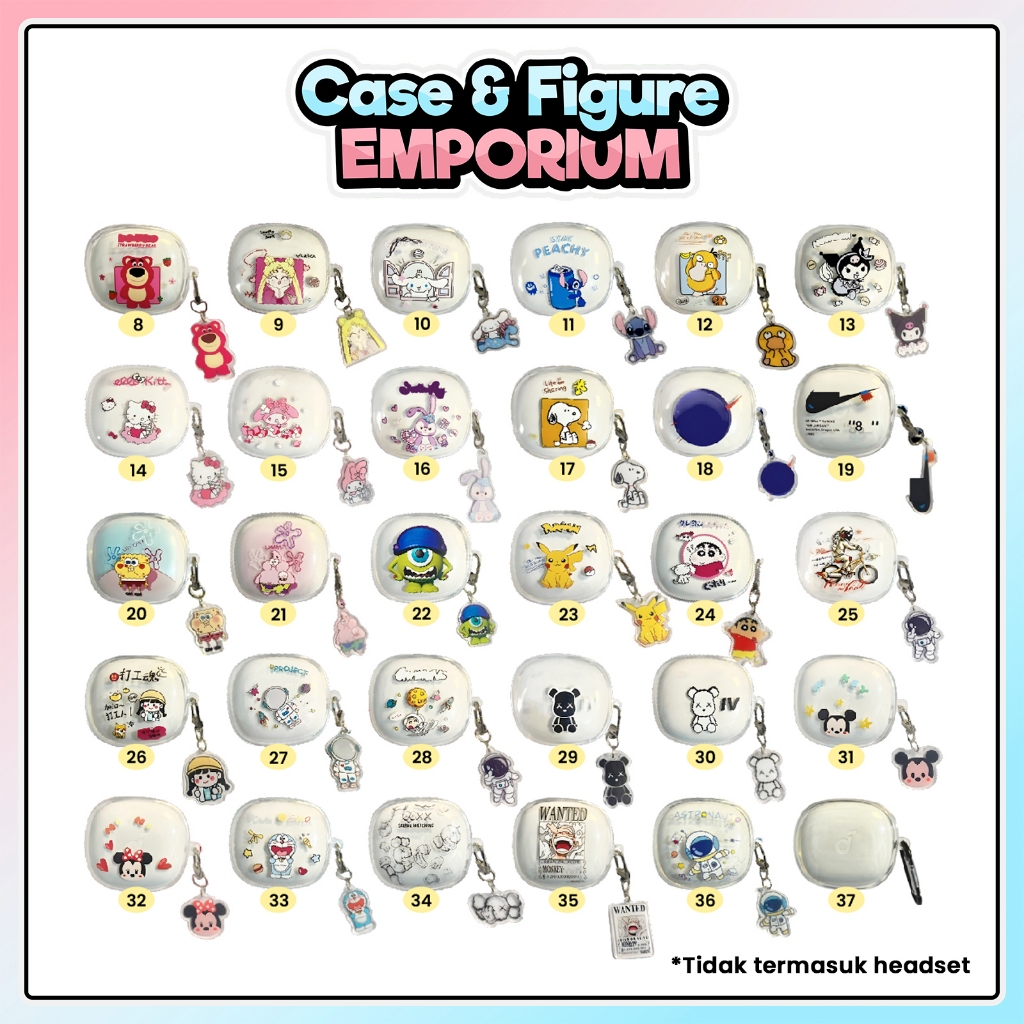 [NC] Soundcore R50i NC Clear Character เคสซิลิคอนอ่อนคุณภาพพรีเมี่ยม