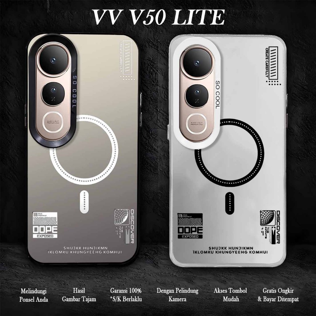 HP Softcase Premium Matte Hard Casing So Cool IMD สําหรับ Vivo V50 Lite - เคสโทรศัพท์ Vivo V50 Lite 