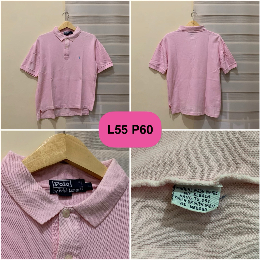 เสื้อโปโลผู้หญิงสีชมพู Ralph Lauren