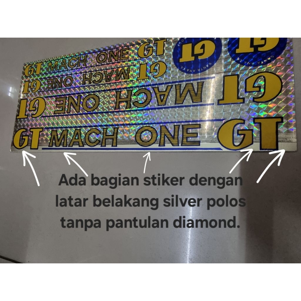 GT Mach One Brand Old School BMX Bike Stickers WITH MINOR DEFECT