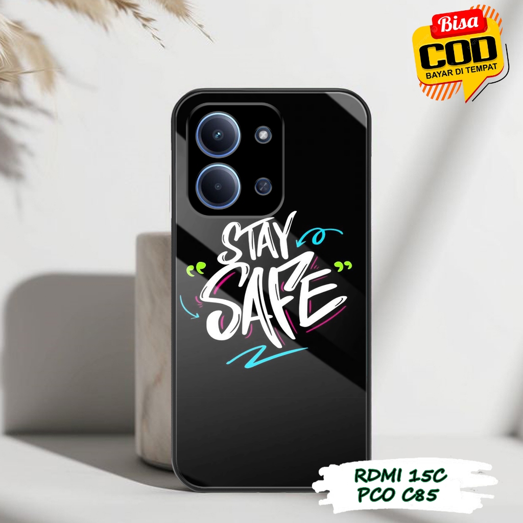 เคส HP REDMI 15C / POCO C85 - STORE CASE (BLACK QUOTES) - 2D Premium Glossy Softcase - เคสโทรศัพท์ -