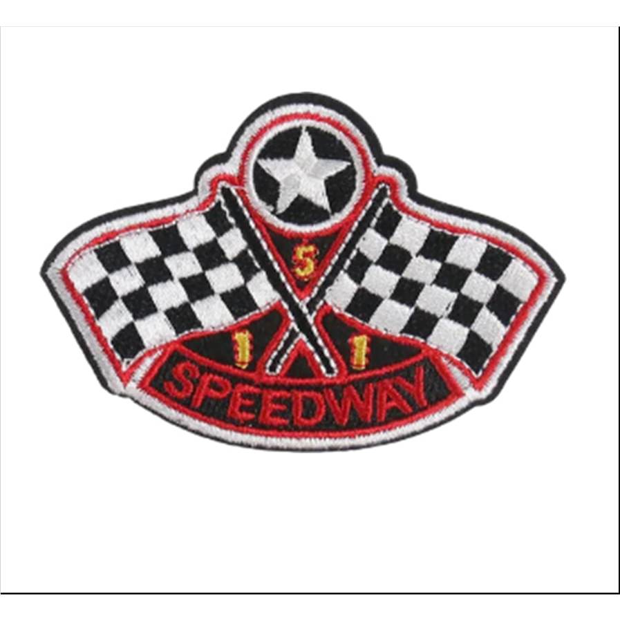 PACTH EMBROIDERED LOGO RACING FLAG TESTIMONI-IBP