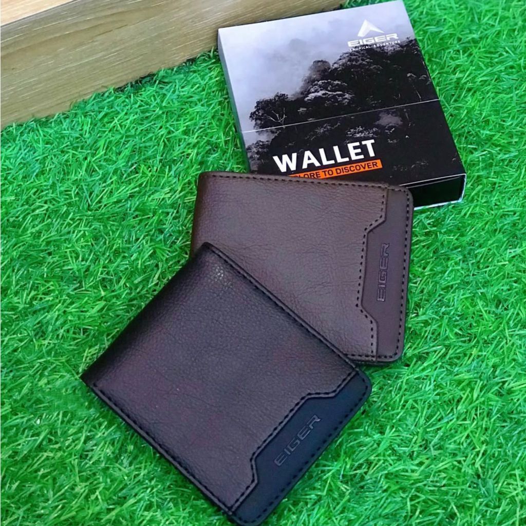 NEW MENS PVC TRITAN HORIZONTAL WALLET