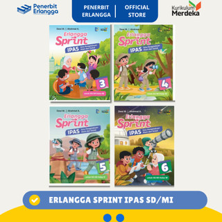 [Erlangga Official] Sprint Ipas Revisi Kelas 3 4 5 6 Sd/Mi Kurikulum Merdeka