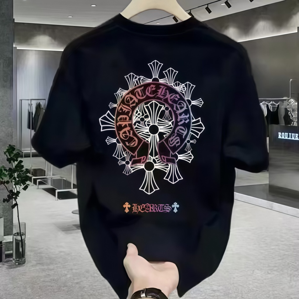 เสื้อยืด Chrome Hearts - อเนกประสงค์สําหรับผู้ชายและผู้หญิง