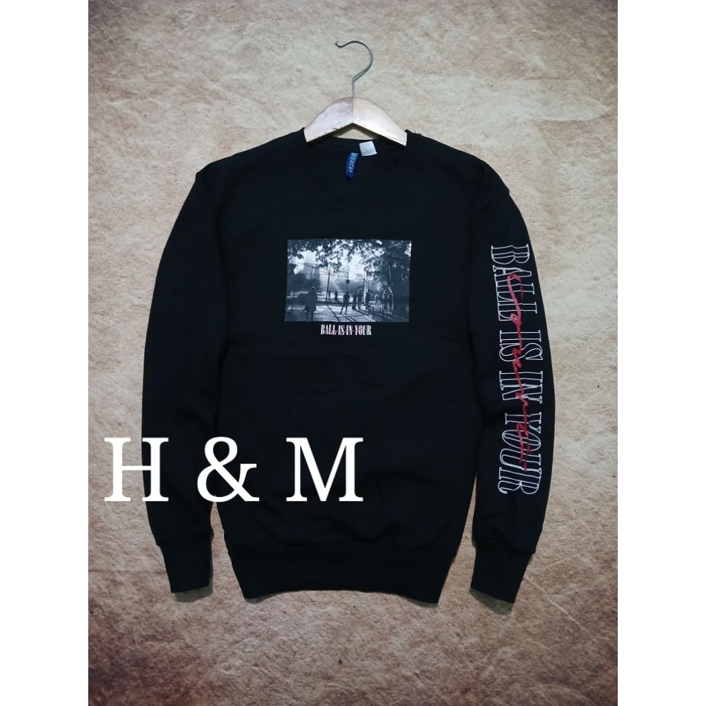 H&M cool Crewneck เนื้อหนา ใช้สวมใส่