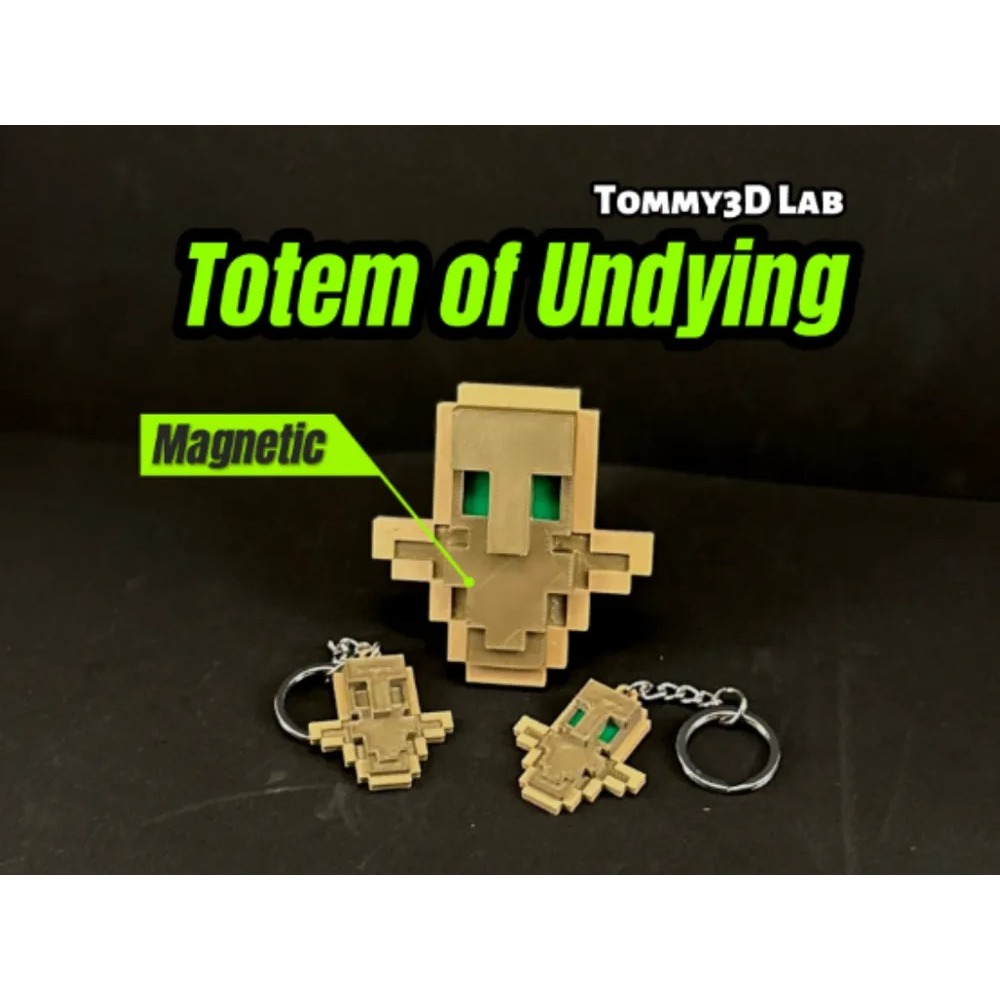 Minecraft Totem of Undying พวงกุญแจ NK 2 A1572