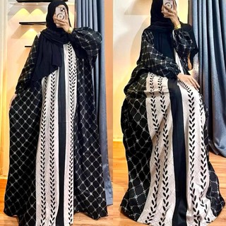Madenaa Kaftan Rayon Jumbo Premium Gamis Muslimah Terbaru Gamis Lebaran Terlaris