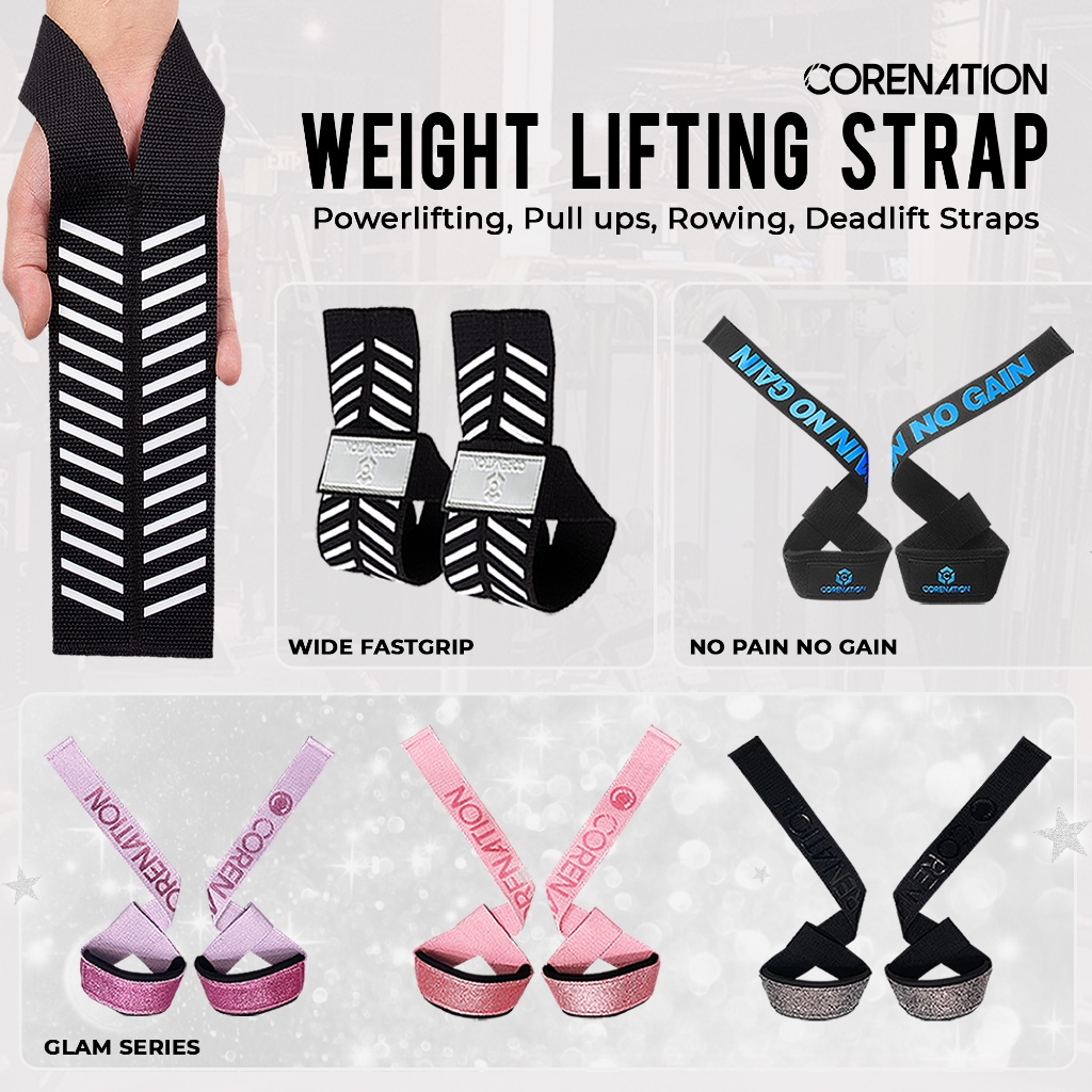 CoreNation Active Wrist Wrap Strap Support Wrist Wrap สายรัดข้อมือยกน้ําหนัก Gym Fitness