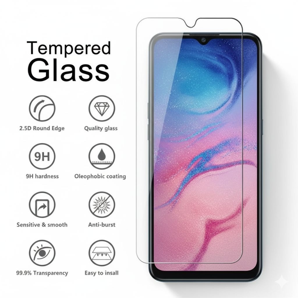 CLEAR TEMPERED GLASS SAMSUNG A06 M34 A05/A05S M14 A14 A24 A34 A54 A04S A04/A04E M23 M33 A23 A13 A33 