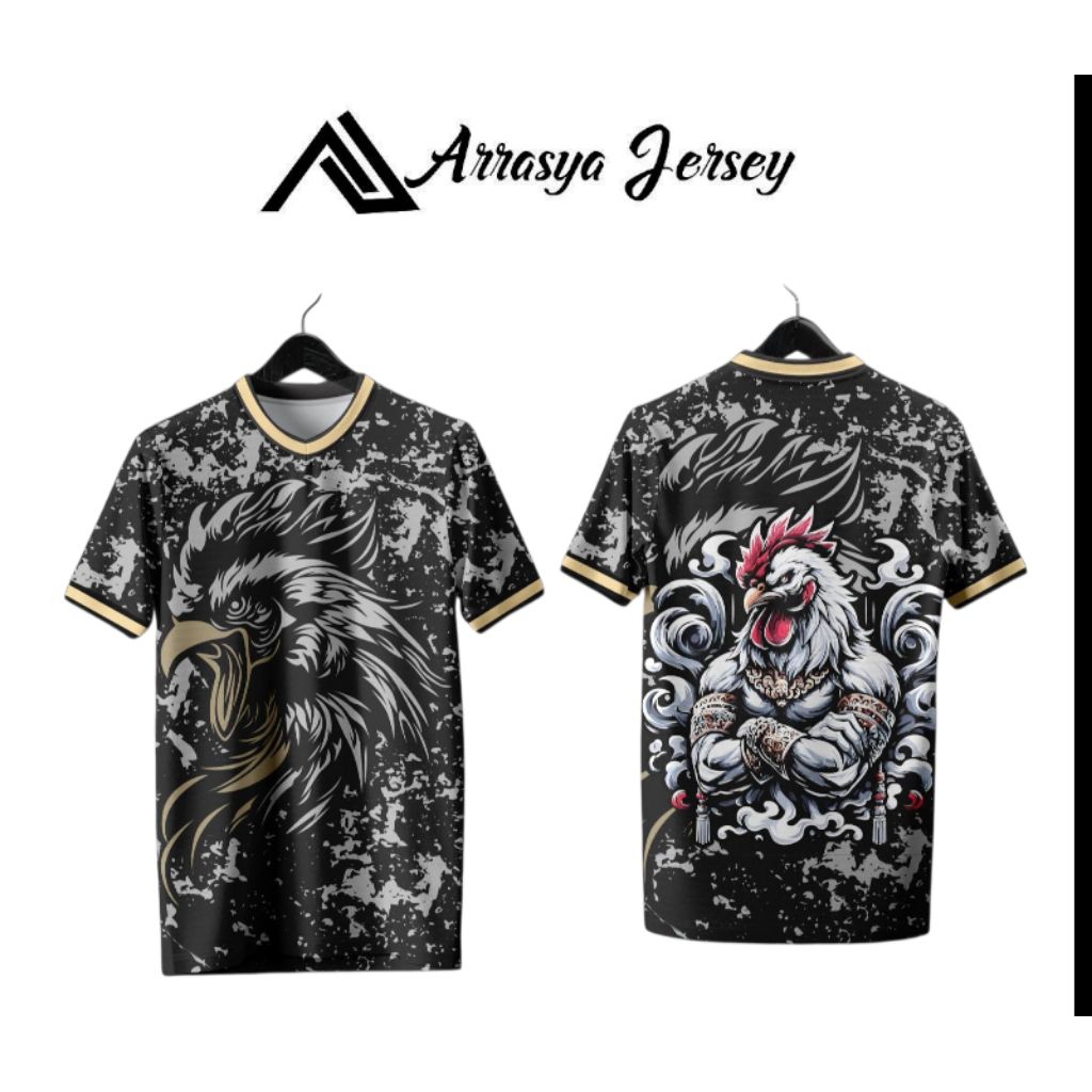AYAM FIGHTER Jersey ออกแบบฟรีขอ