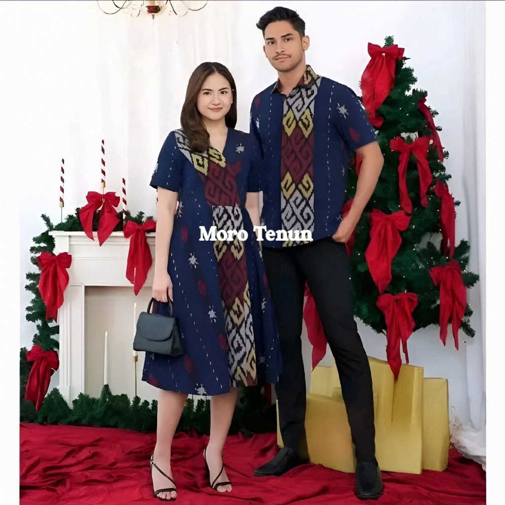 COUPLE WOVEN COUPLE PARTY CLOTHES / COUPLE CLOTHES สําหรับ WEDDINGS PARTY CLOTHES / GIRLS
