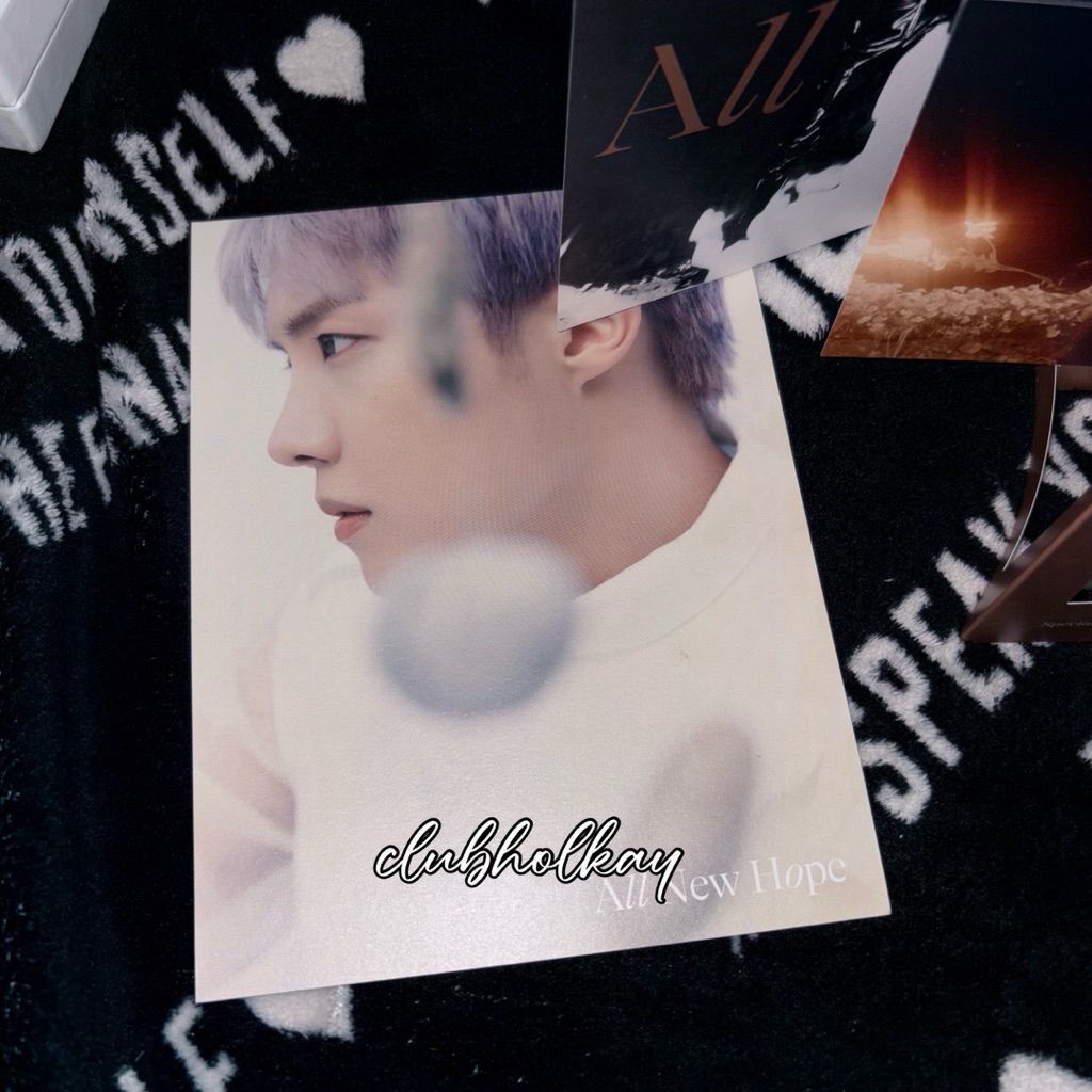 (clubholkay) - (รับ 3 รายการ) โปสเตอร์ขนาดเล็ก bts we jhope & merch jhope อย่างเป็นทางการ