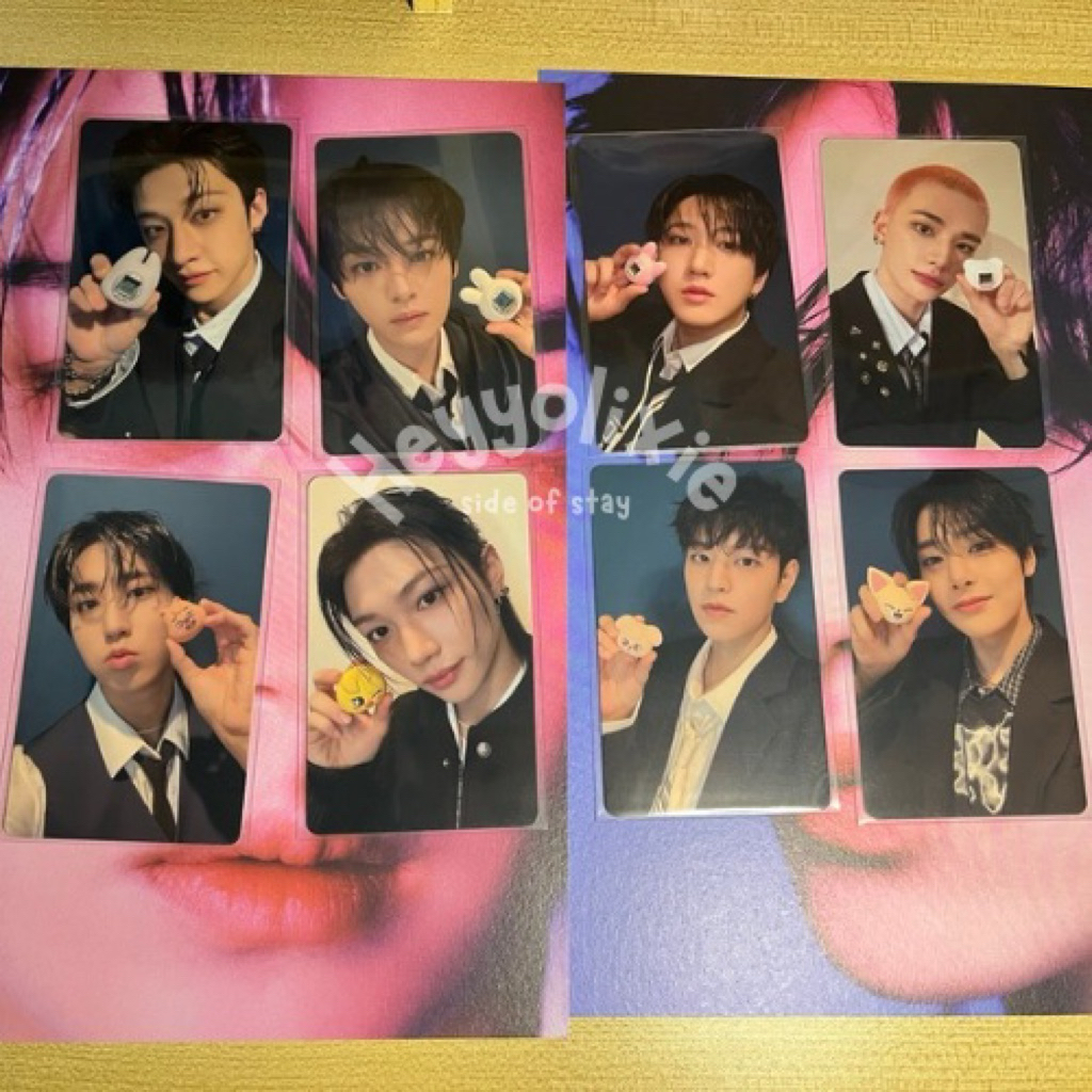 Photocard pub md tamagotchi x skzoo straykids bangchan leeknow changbin hyunjin han felix seungmin a