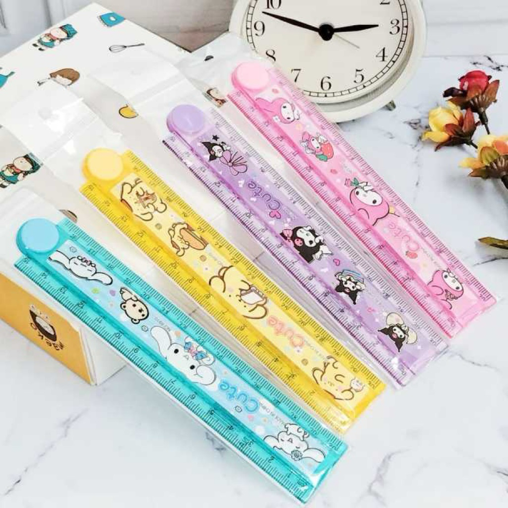 SANRIO RULER 30CM CUTE CHARACTER RULER SCHOOL STATIONERY