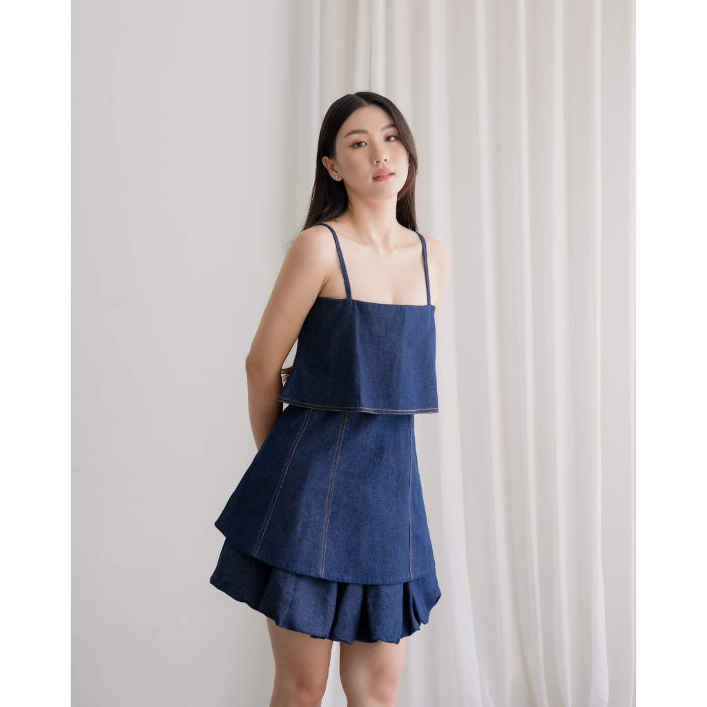 Ayaco Itzy เสื้อและกระโปรงเดนิม