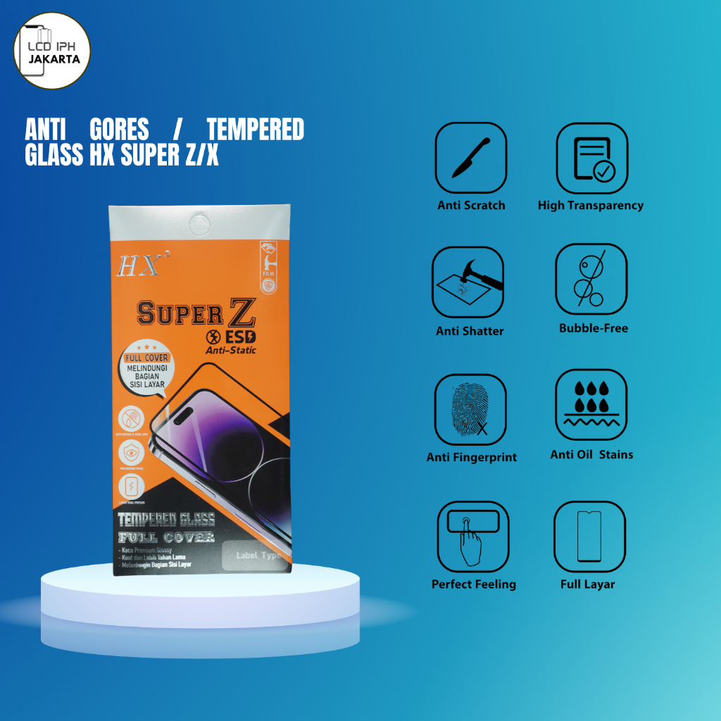 กันรอย - กระจกนิรภัย Super Z/X Iph*ne XS Max/11 Pro Max