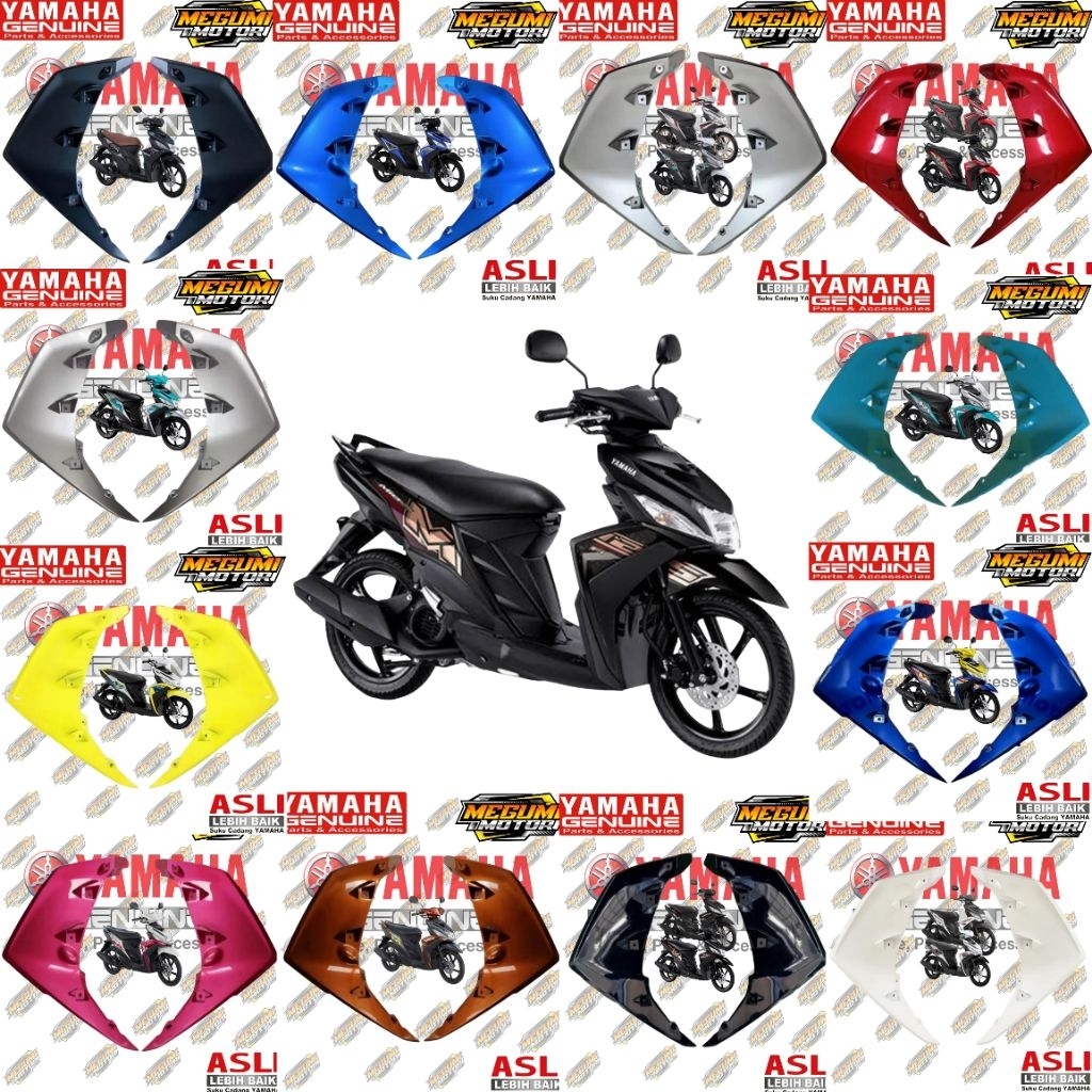 ด้านหน้า WING COVER RIGHT LEFT MIO M3 125 MIO Z 125 ORIGINAL YAMAHA 2PH-F835V-00 2PH-F835U-00 VARIAN