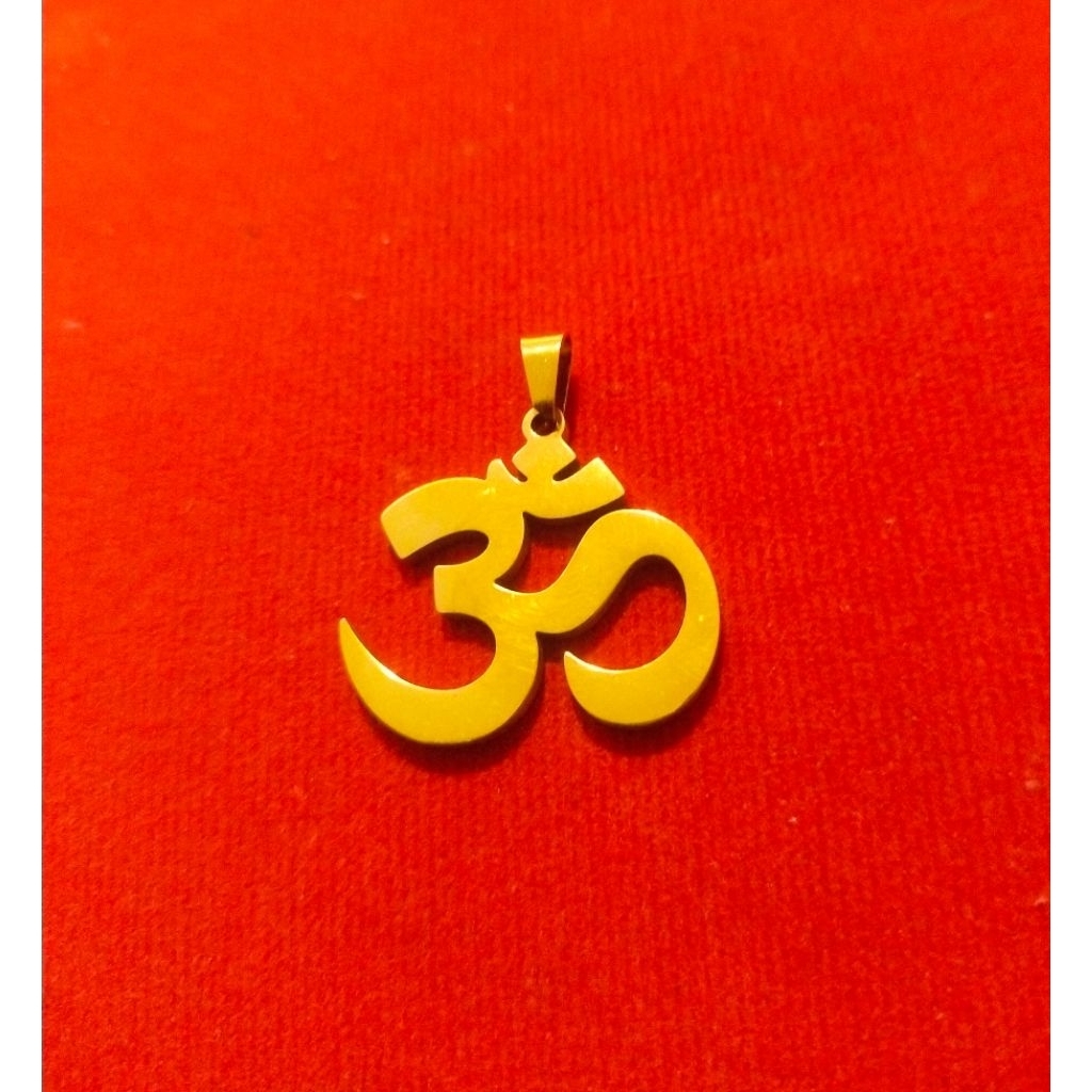 OMKARA TITANIUM ANTI-RUST PENDANT CUT MODEL