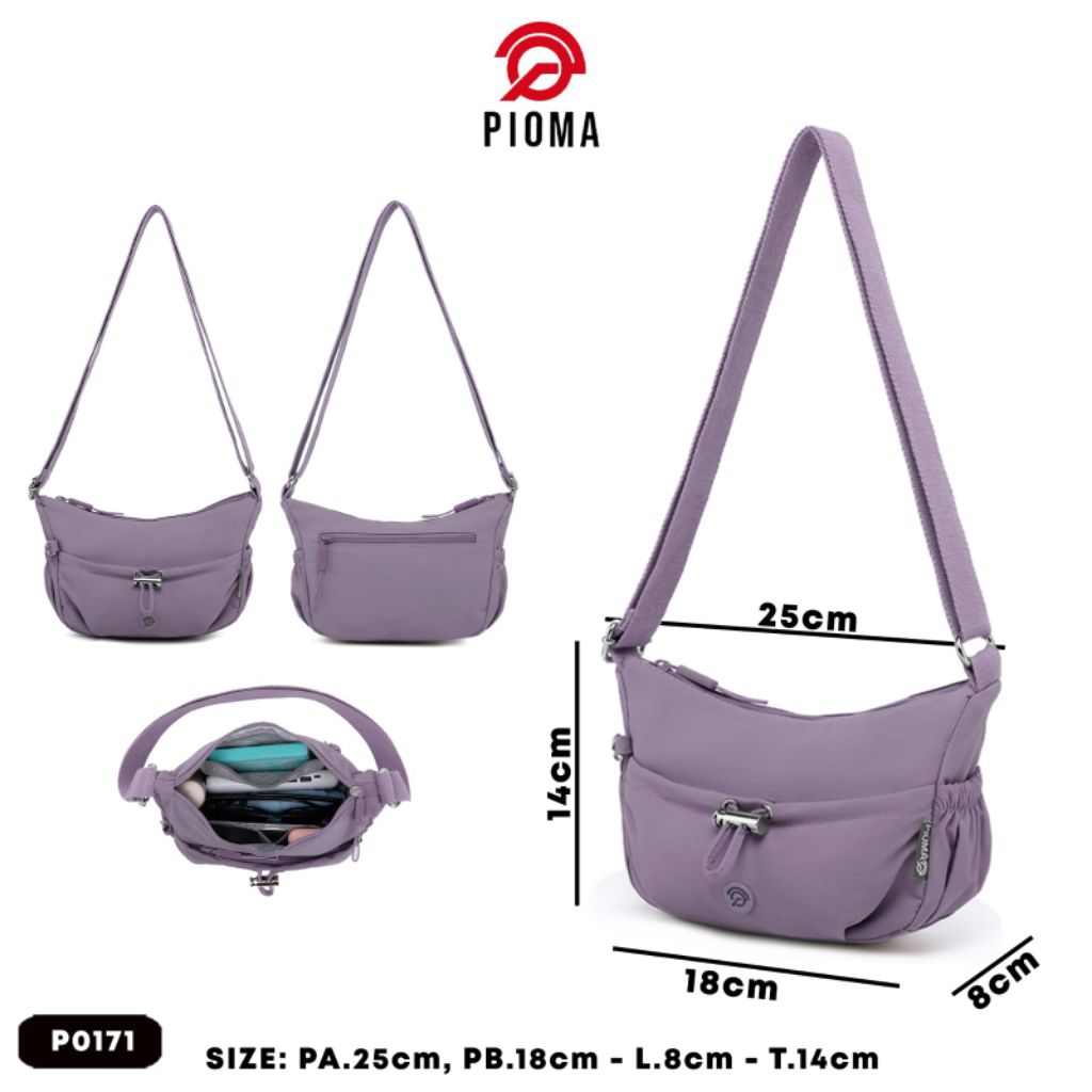 Pioma Eceilyn กระเป๋าสะพายข้างแฟชั่นสตรี P0171