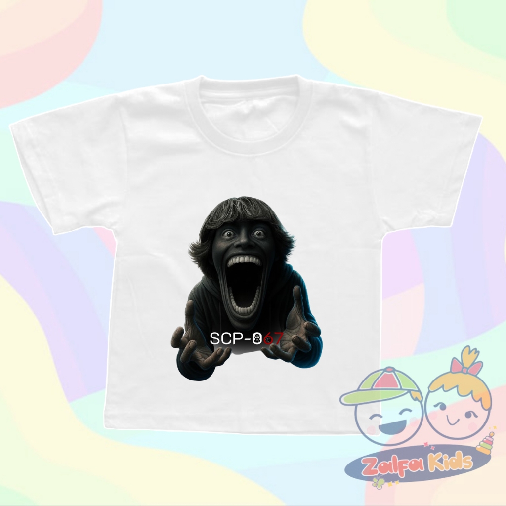 SCP 067 The Kid 67 Roblox Kids T-Shirt Top - พิมพ์ชื่อฟรี
