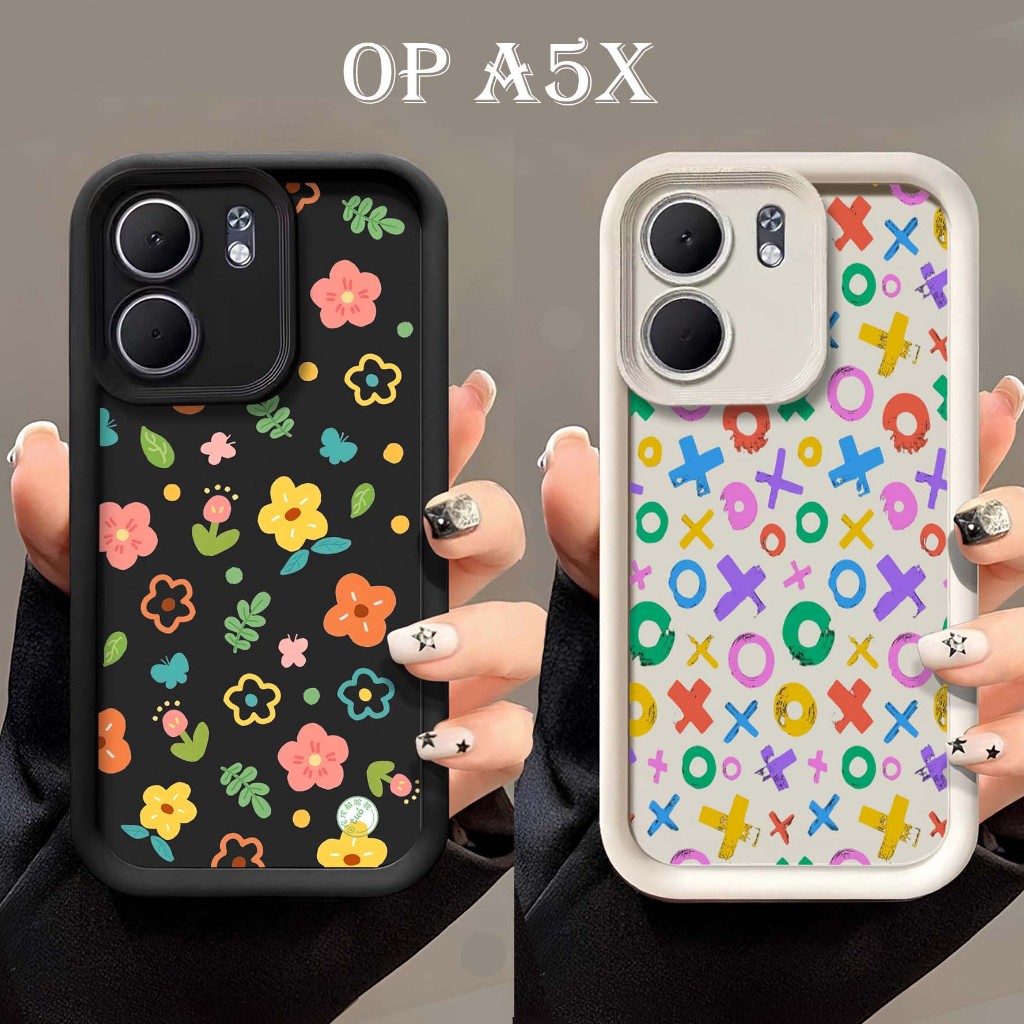 HP Oppo A5x Rubber Softcase - เคสโทรศัพท์ Oppo A5x - Oppo A5x Pro Camera Softcase - Oppo A5x Embosse