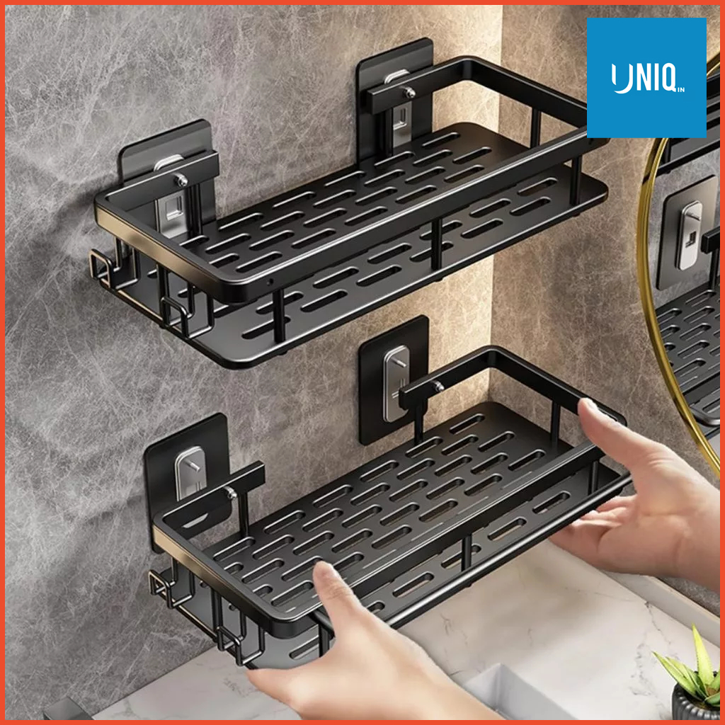 SAMPO UNIQIN WALL-MOUNTED SHELF สําหรับสบู่ แชมพู ห้องน้ํา CORNER SHELF สําหรับ MINIMALIST BATHROOM