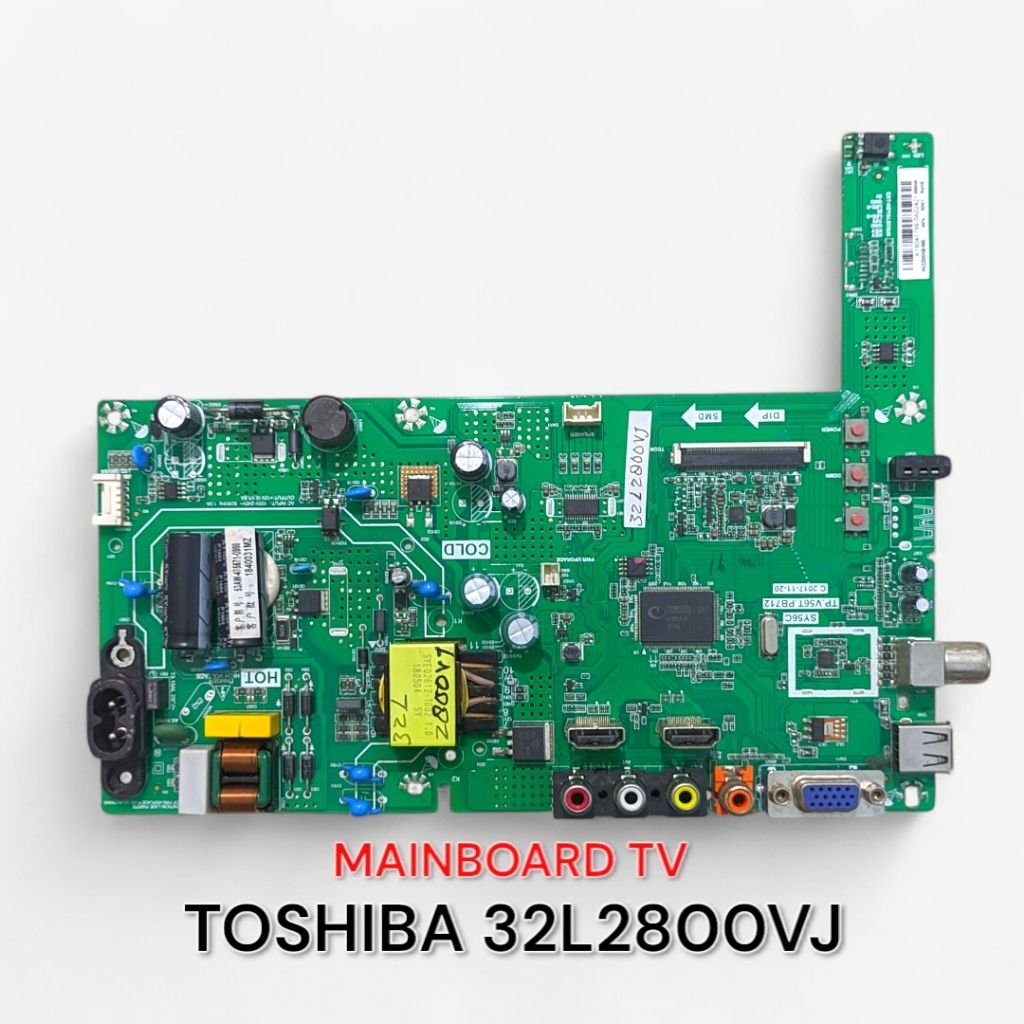 MESIN MB TV TOSHIBA 32L2800VJ - MAINBOARD TV TOSHIBA 32L2800VJ - TOSHIBA TV MACHINE 32L2800VJ - TOSH