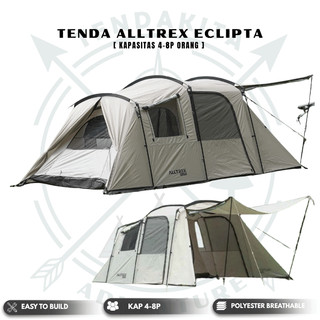 ALLTREK Tenda Camping ECLIPTA Tunnel 4P Double Layer Waterproof Tent