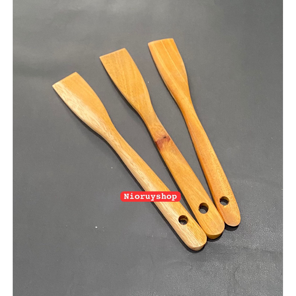 MINI WOODEN SPATULA / MINI WOODEN CAKE SPATULA / WOODEN CAKE SPATULA