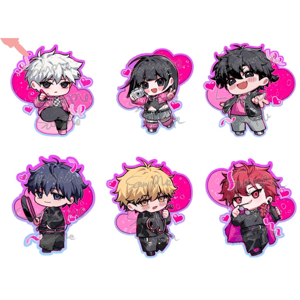 พวงกุญแจ fanmade Link Click PinkParty โดย SupNutIjo