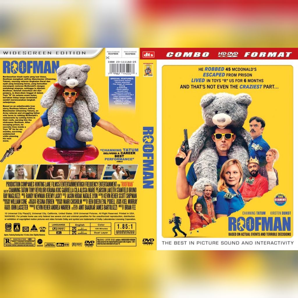 DVD Roofman 2025 (Chaining Tatum)