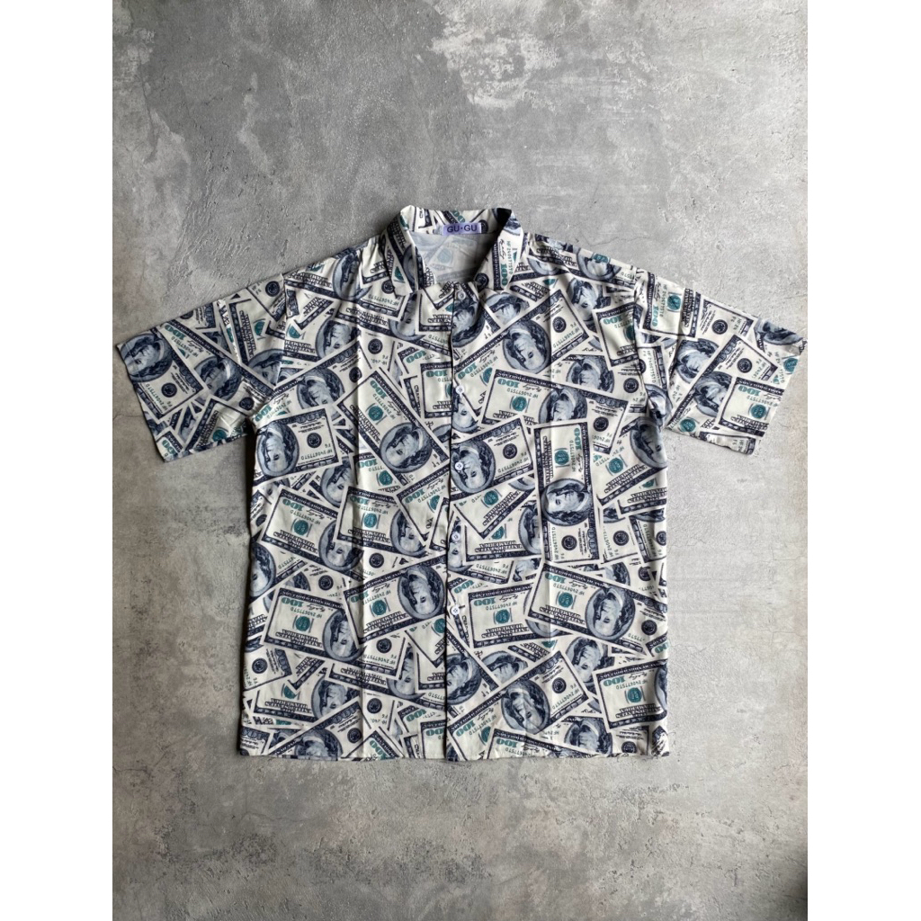 เสื้อลาย Dollar Bill 100 ตัว Size XL
