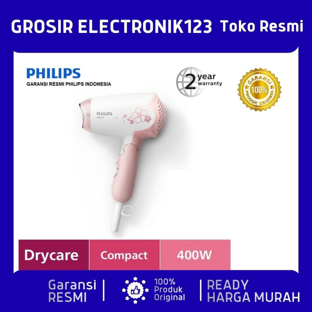 PHILIPS HP8108-02 Drycare Hair Dryer 2 speed - เครื่องเป่าผม Official Warranty HP 8108