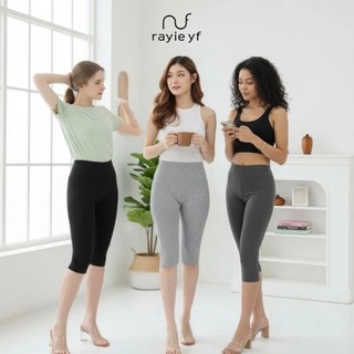3 Pcs Legging 3/4 Wanita Dewasa Bahan Kaos