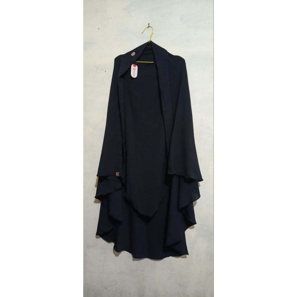 วัสดุย่นฝรั่งเศส Khimar Faiza alfajar