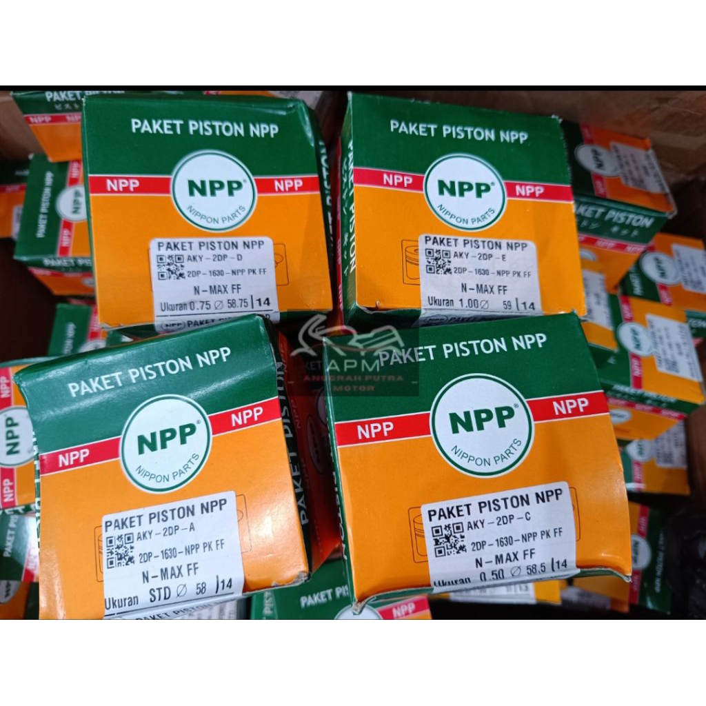 PISTON KIT NPP NMAX FF HALF FORGING OS STD, 025, 050, 075, 100