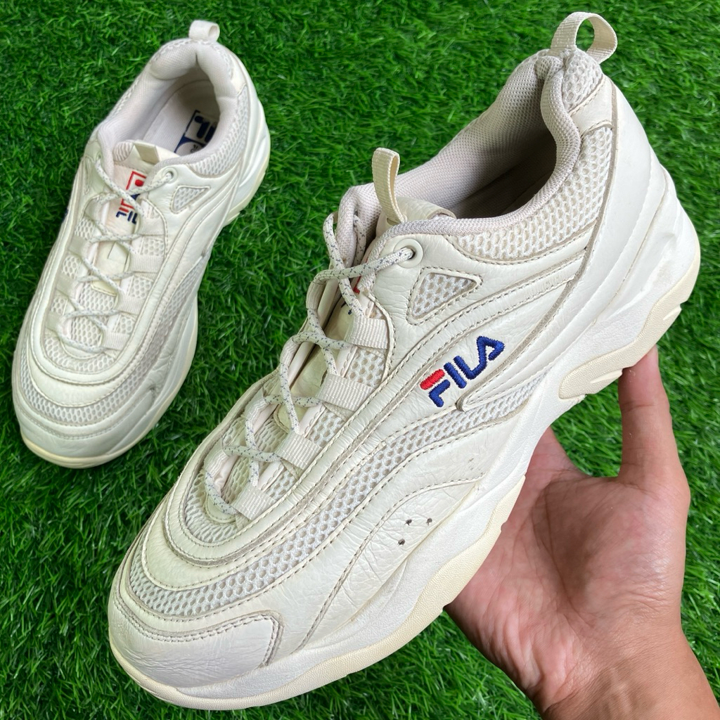 FILA Ray Low Top รองเท้าผ้าใบหนัง ไซส์ 43