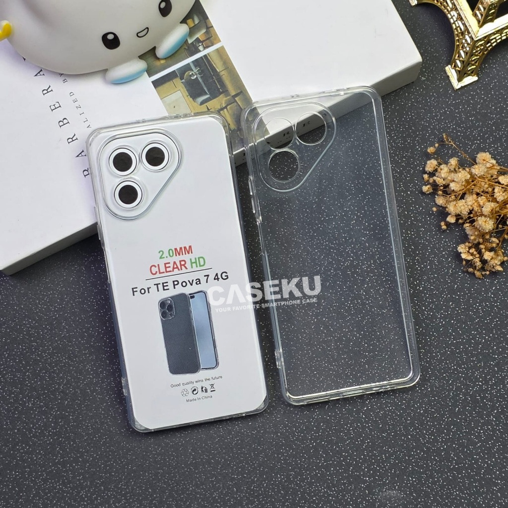 Tecno Pova 7 4GกรณีTecno Pova 7 5G Tecno Pova 7 Ultra Tecno Pova Curve 5G Softcase Clear Hd 2.0mm Ul
