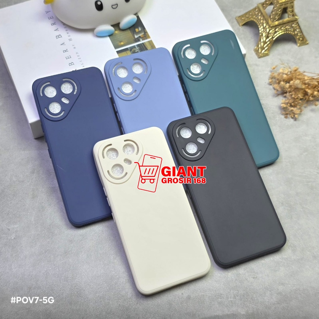 Tecno Pova 7 5G Tecno Pova 7 Ultra Tecno Pova 7 4G Macaron Square Softcase Candy Macaron / Case Squa