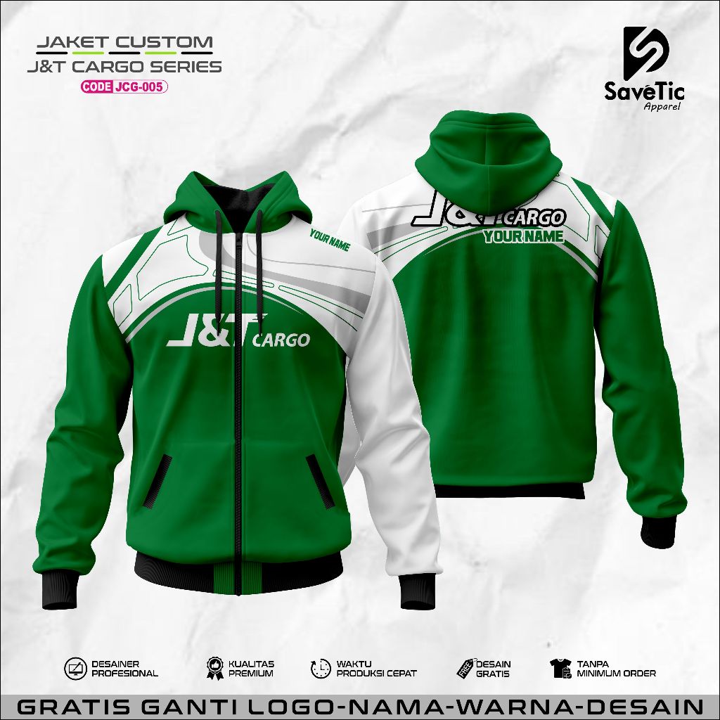 J&T Cargo Jacket Full Sublimation Printing/J&T Cargo Jacket/Jnt Cargo logistic Jacket/custom JNT Car