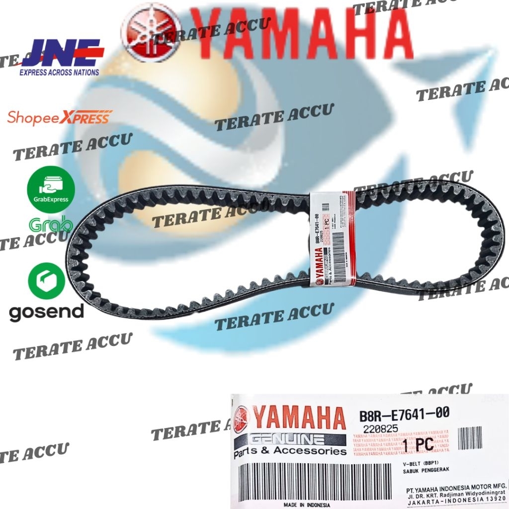 สายพานมอเตอร์ไซค์แท้ YAMAHA ของแท้ B8R-E7641 New Aerox 155