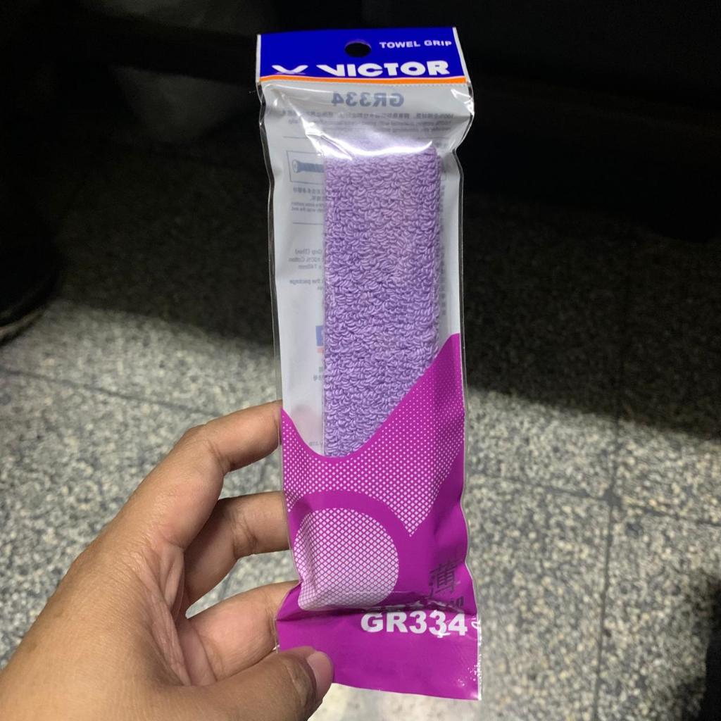 ด้ามจับผ้าขนหนู / Over Grip ไม้แบดมินตัน ผ้าขนหนู VICTOR GR334CPS / GR-334CPS / GR 334 CPS ORIGINAL