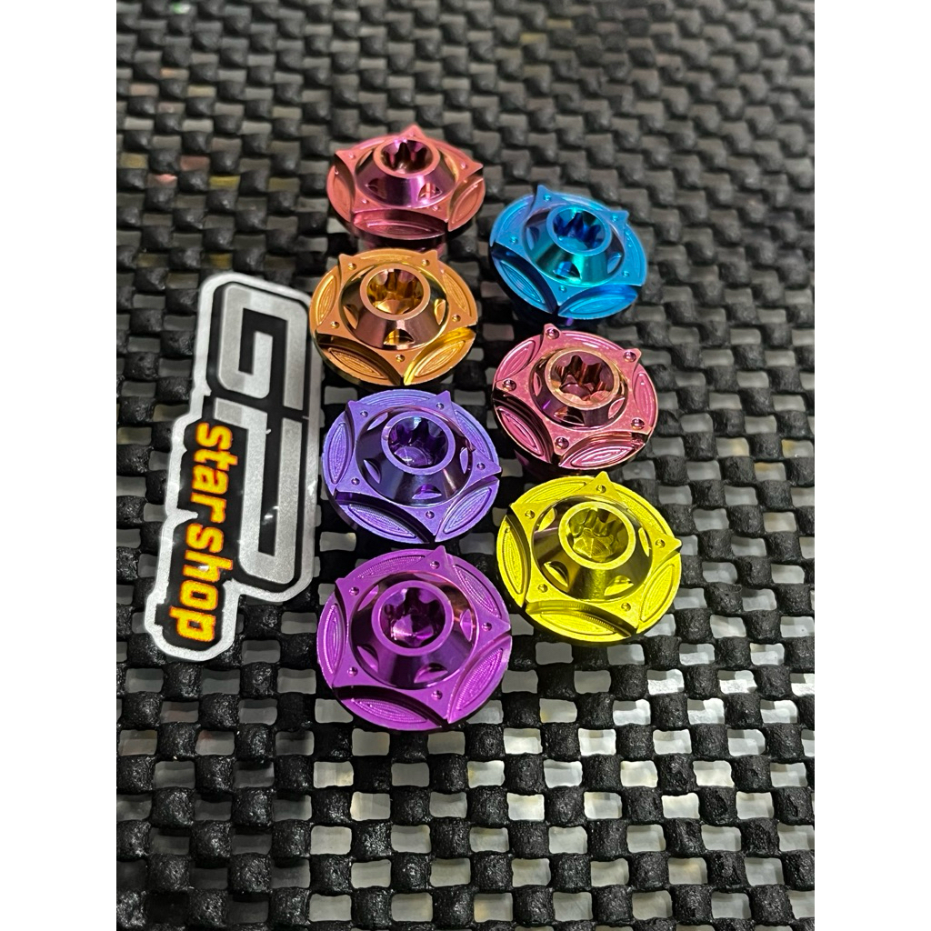 YAMAHA AXLE TITANIUM BOLT