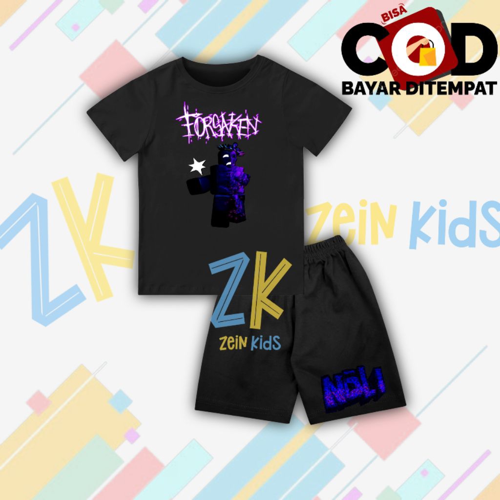 ชุดเสื้อยืดสําหรับเด็ก Forsaken Noli - ชุดเสื้อผ้าเด็ก Forsaken Noli