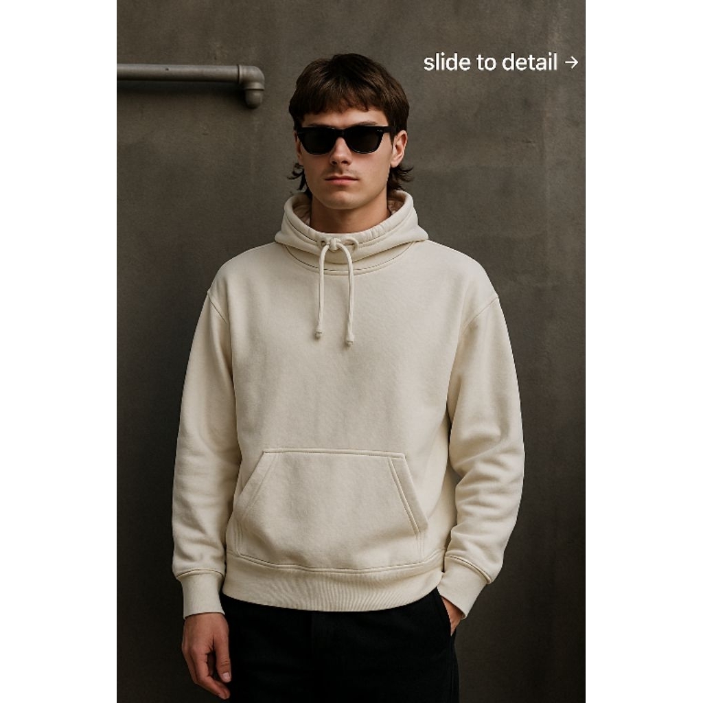 Crewneck / สเวตเตอร์คอเต่า AME**CAN H0L1C 01 ไซส์ M oversize (L65 x L64)